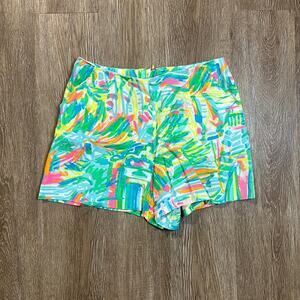 Lilly Pulitzer Sea Salt Sun Linnea Shorts Size 0 Preppy Resortwear